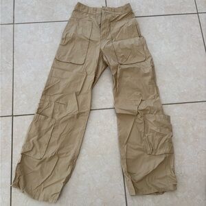 H&M Khaki Cargo Pants with Pockets